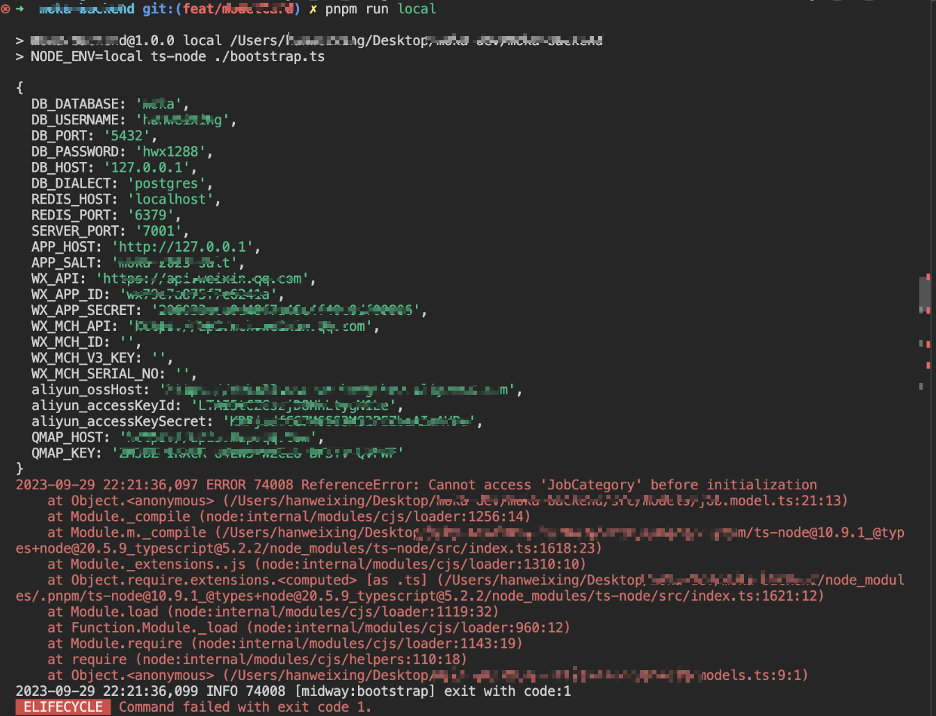 midwayjs错误截图1