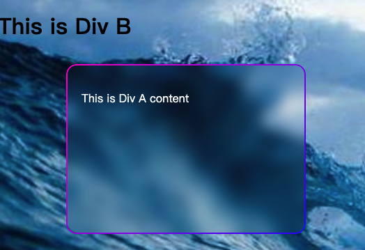css效果记录-渐变边框，内容是透明或者高斯模糊
