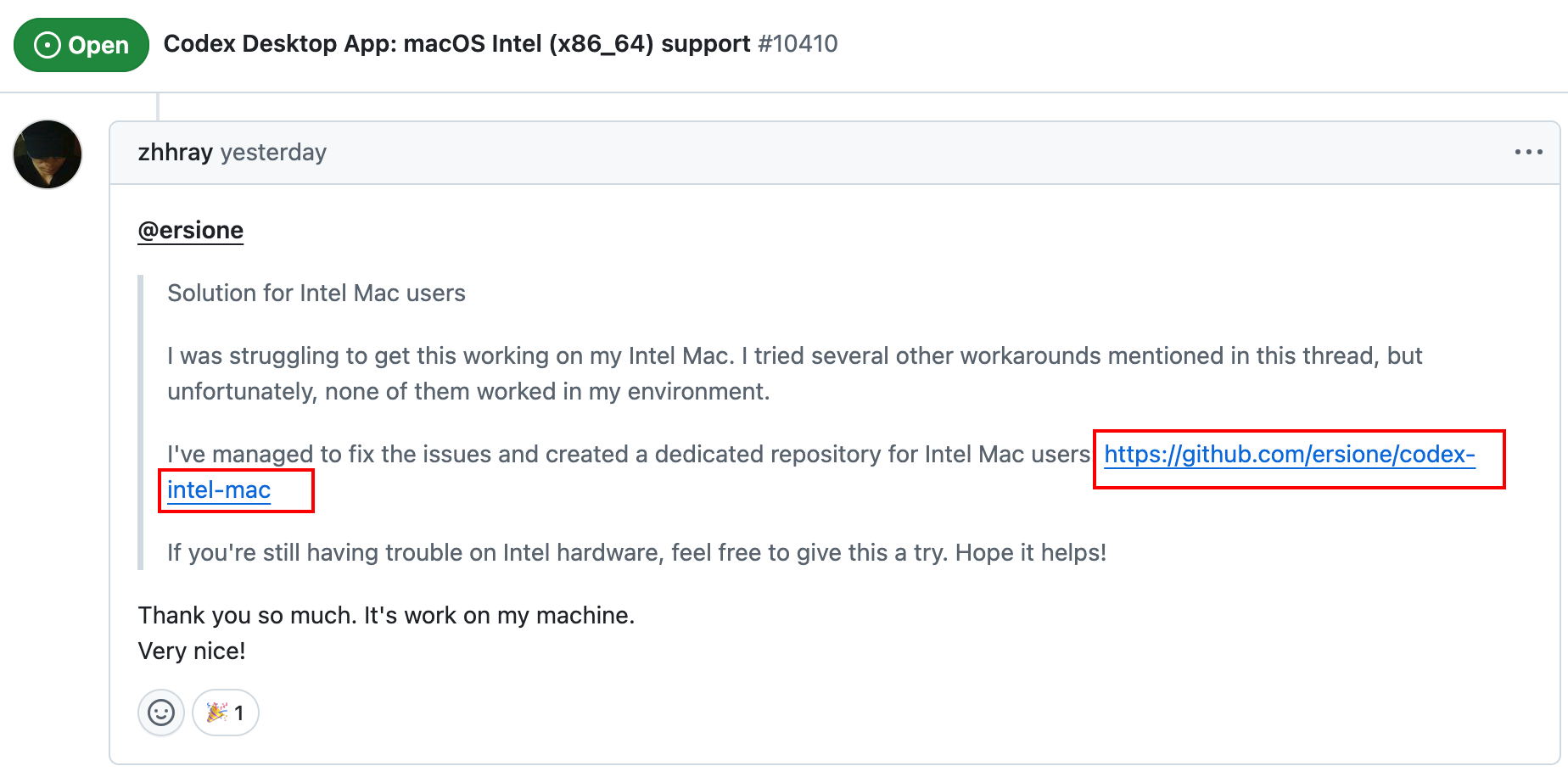 intel install guide in github